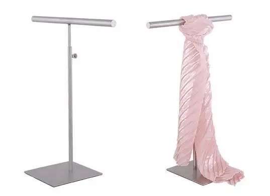 

Multifunction simple stainless steel Silk Scarf display rack Wraps Shawl Necktie Tie purse handbag display stand holder rack