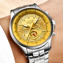 LIGE мужские часы лучший бренд класса люкс Бизнес Водонепроницаемый кварцевые часы мужские модные спортивные полный Сталь часы Relogio Masculino +