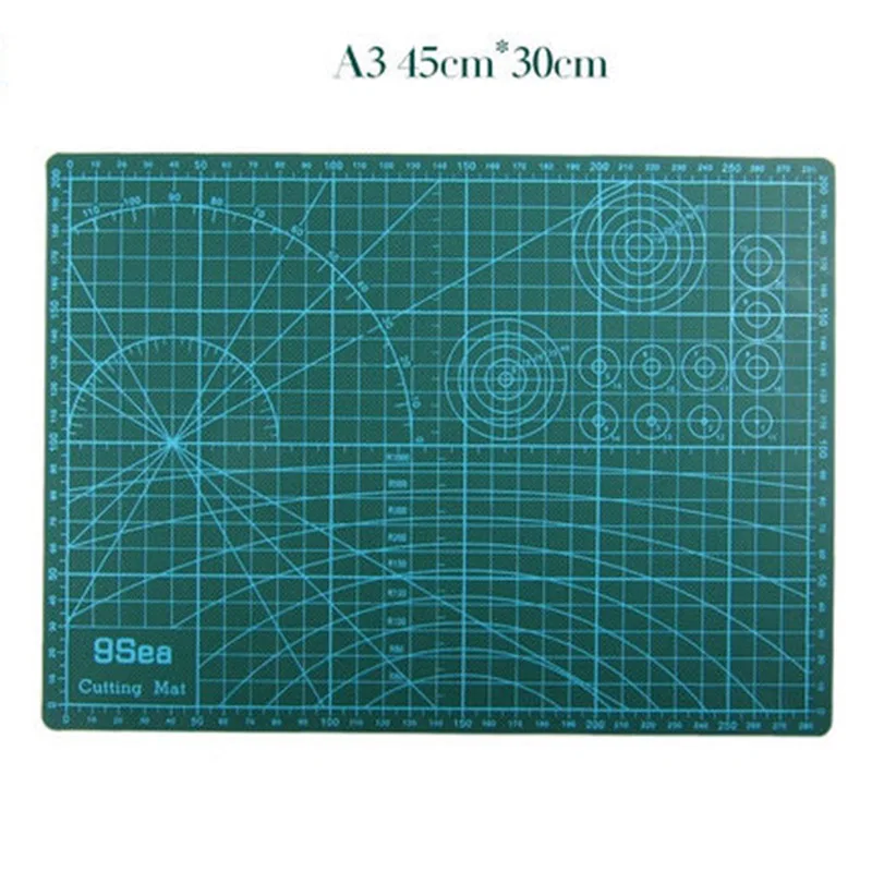 

A3 Cutting Mat 45*30cm Manual DIY Tool Cutting Board Double-sided Available Self-healing Cutting Pad