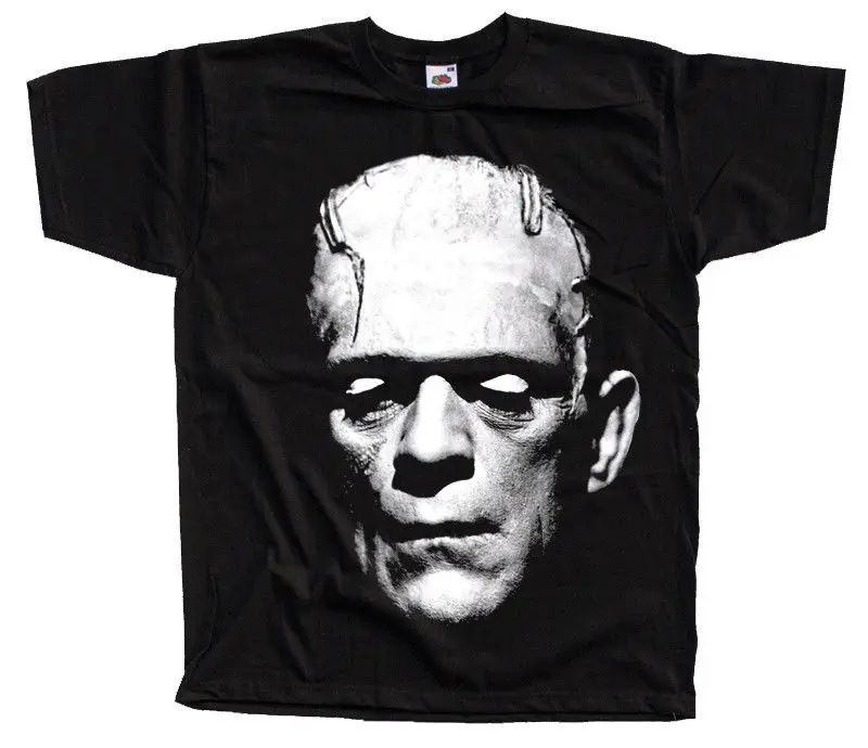 

Frankenstein V7 Movie Poster T Shirt Black Bottle Green All Sizes S 4Xl