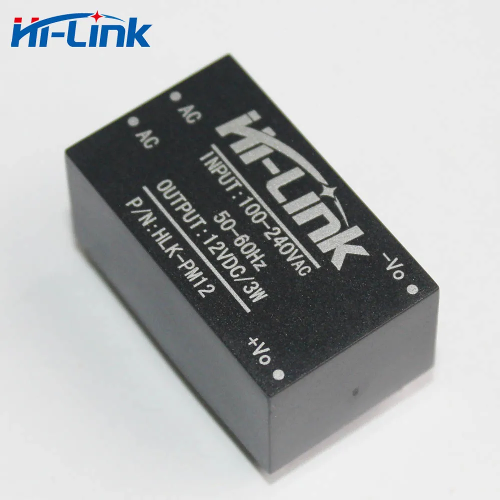 Q17331 5 Hi link HLK PM12 AC DC 220 В до 12 3 Вт с пряжкой понижающий модуль питания