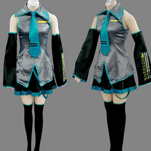 Vocaloid Хацунэ Мику косплей костюм все размеры на заказ Аниме Манга Новинка
