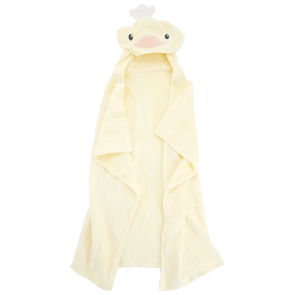 Kavaks детское банное полотенце желтая утка с капюшоном банный халат мягкие детские продукты 57*77 см домашняя детская одежда