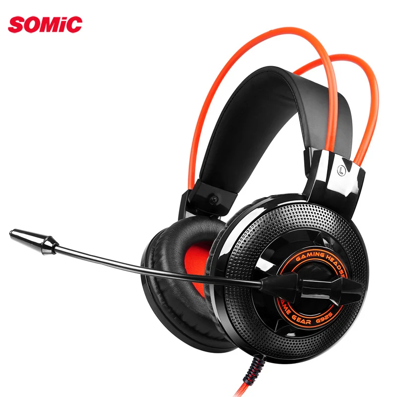 

SOMiC G925 Wired Headphone 3.5mm Gaming Headset for PC Laptop phone Over Ear with Mic earphone headphones for computer