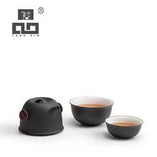 TANGPIN птичий стиль керамический чайник с 2 чашками чайные наборы портативный чайный набор для путешествия