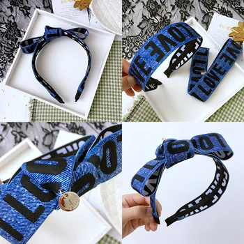 

Korea High Quality Love Alphabet Retro Hair Accessories Hair Band Hair Bows Flower Crown Headbands For 3