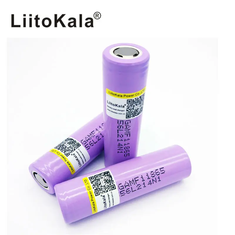 Аккумуляторная батарея liitokala 2 шт. 3 6 В 3350 мА · ч 4 В|rechargeable battery|battery for lgbattery |