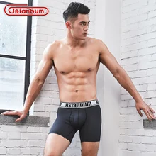 

2015 New Asianbum modal printed plaid boxer underwear for men sexy and fashion men's underwear U convex breathable boxer 2color