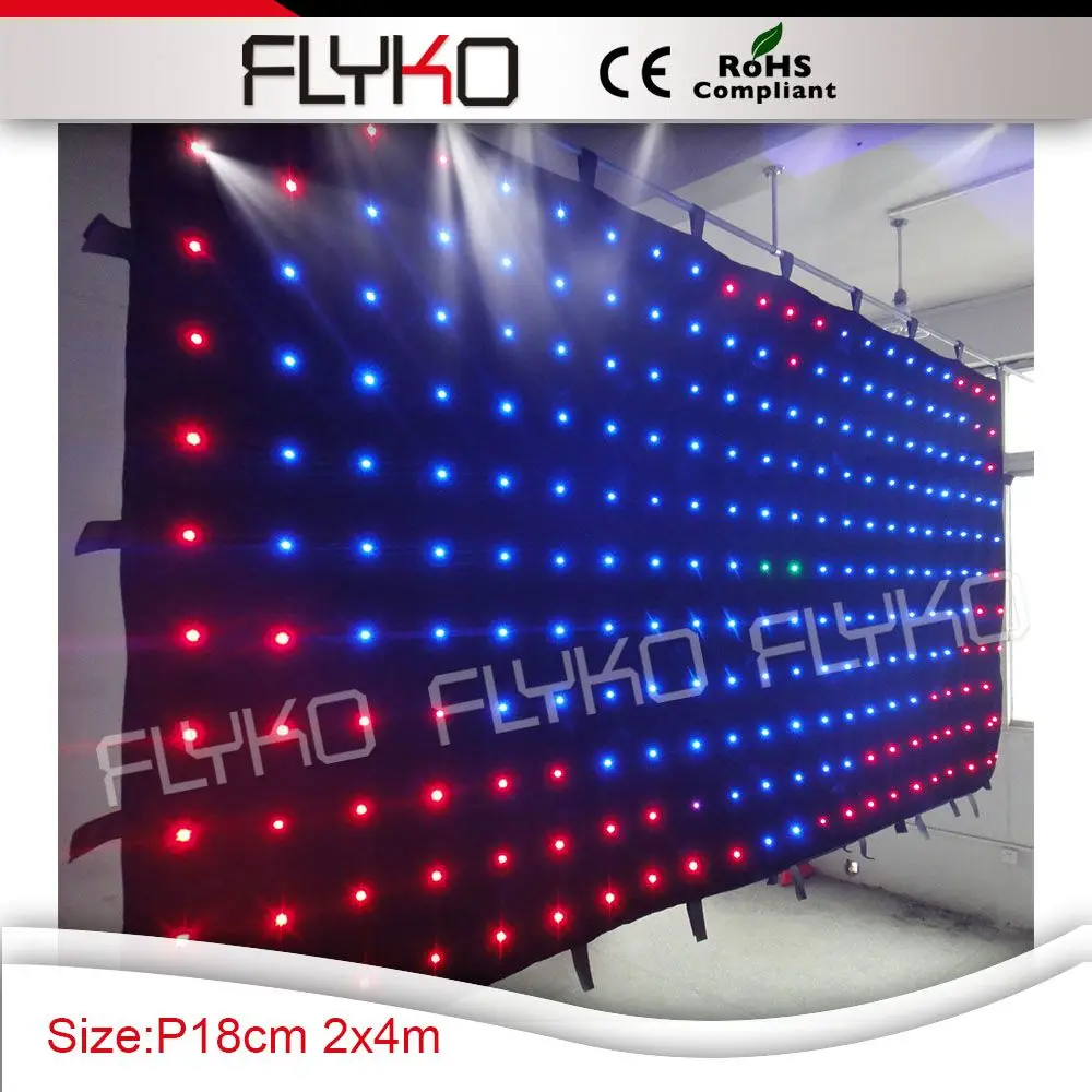 

Free shipping Flexible led curtain indoor led video curtain