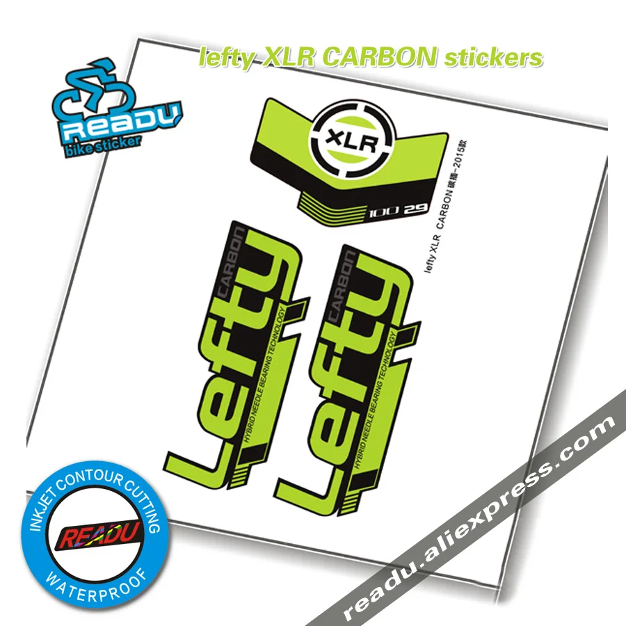 

2015 style lefty XLR CARBON front fork sticker lefty pbr front fork sticker lefty decals