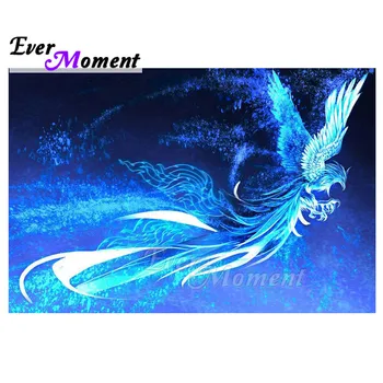 

Ever Moment Diamond Painting Blue Eagle Full Square Decoration For Home Picture Of Rhinestone Mosaic Diamond Embroidery 3F970