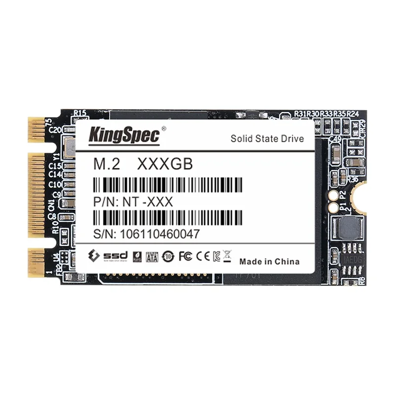 

KingSpec 22*42mm M.2 SSD 64GB 120GB 128GB 500GB 512GB 240GB 256GB 1TB SATA III 6Gb/s Internal HD Hard Drive for Laptop Ultrabook