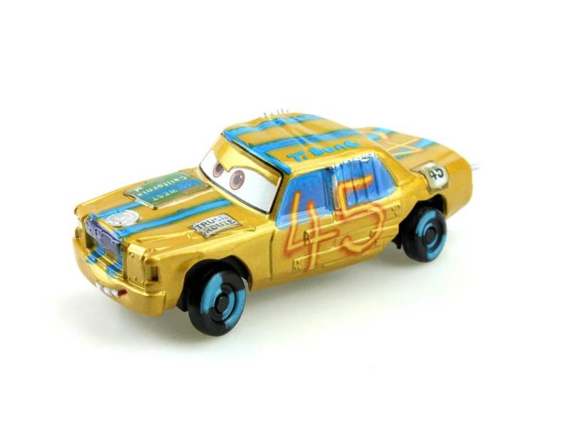 7 стилей большой размер Дисней Pixar тачки 3 сумасшедшие разбитые вечерние автомобили из Сплава Молния Маккуин Mater T. Bone игрушка автомобиль подарок для детей