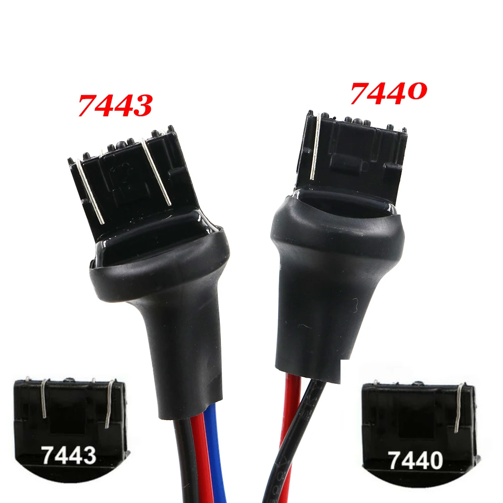 Y T20 7440 7443 Мужской адаптер жгуты проводов W21W W21/5W светильник держатель гнезда