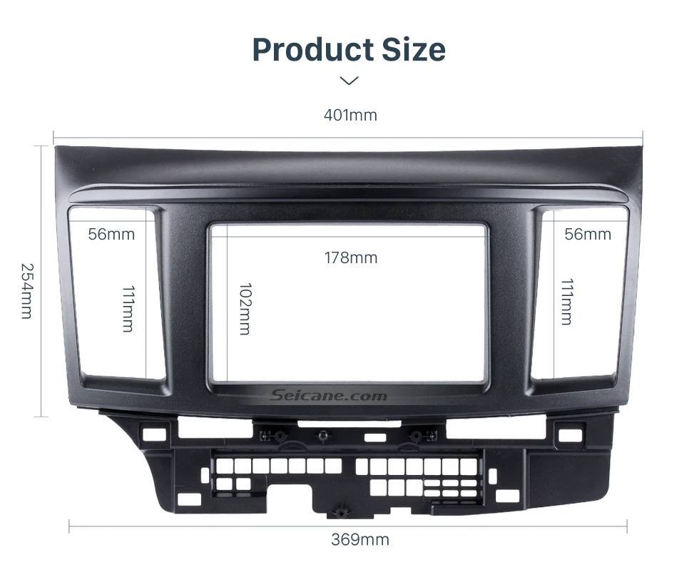 Seicane 2DIN Автомагнитола фасции Для 2010 Mitsubishi Fortis& Lancer Авто Стерео установка рамка CD отделка панель