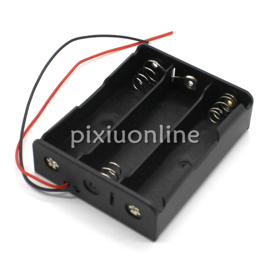 1pc J749 75.8*60*20mm Contain 3 18650 Battery Box with 15cm Wire Model Making Parts Free Russia Shipping