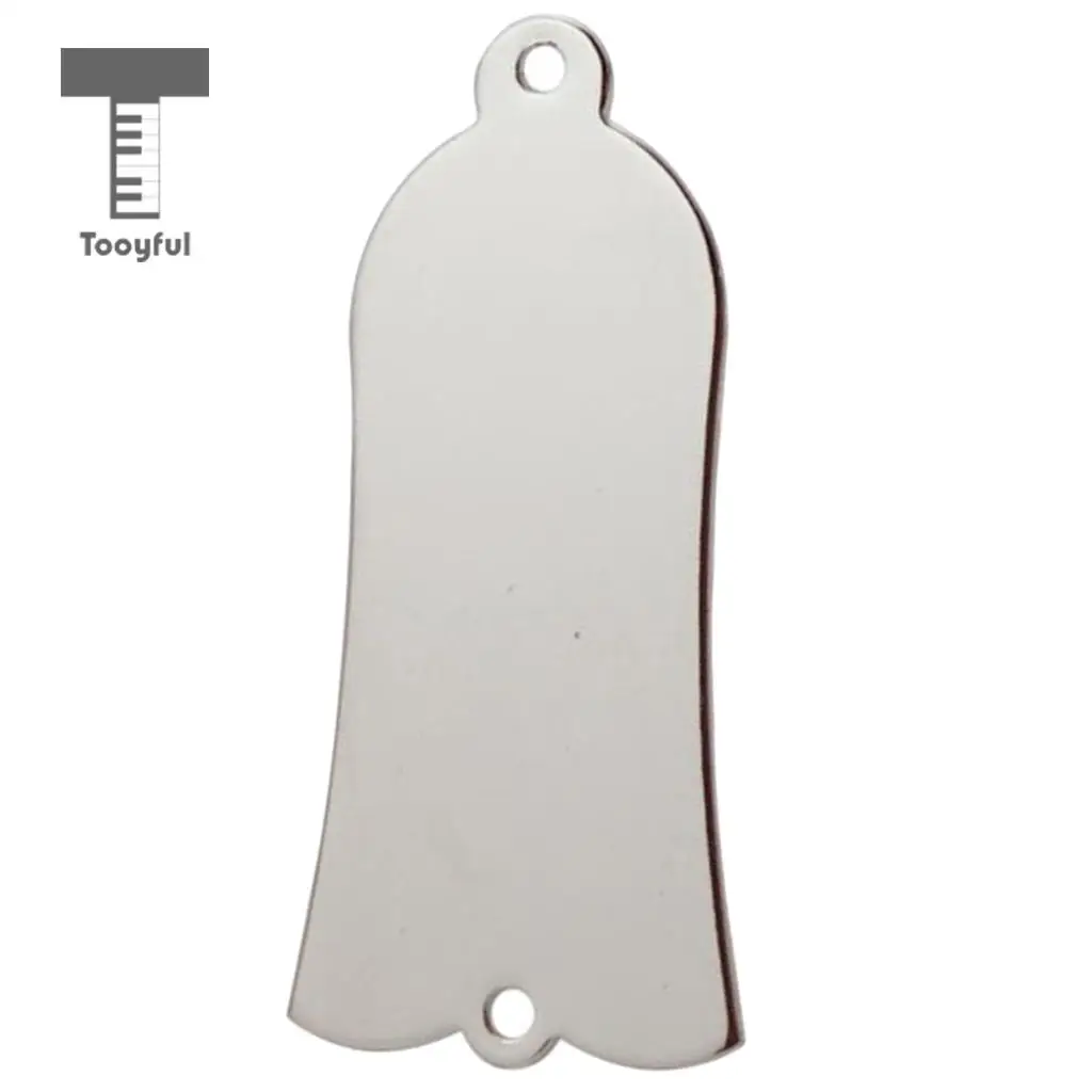 Tooyful 2 pieces/set Bell Shaped Truss Rod Cover with 4 Pieces Screws for Les Paul Electric Guitar Parts 