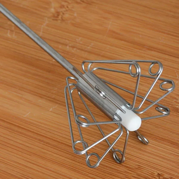 

Semi-Automatic Manual Self Turning Stainless Steel Push Egg Whisk Mixer P20