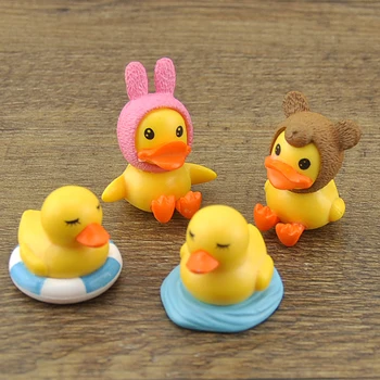 

3cm 4pcs/lot PVC Mini cute B.Duck action figure collectible model toys
