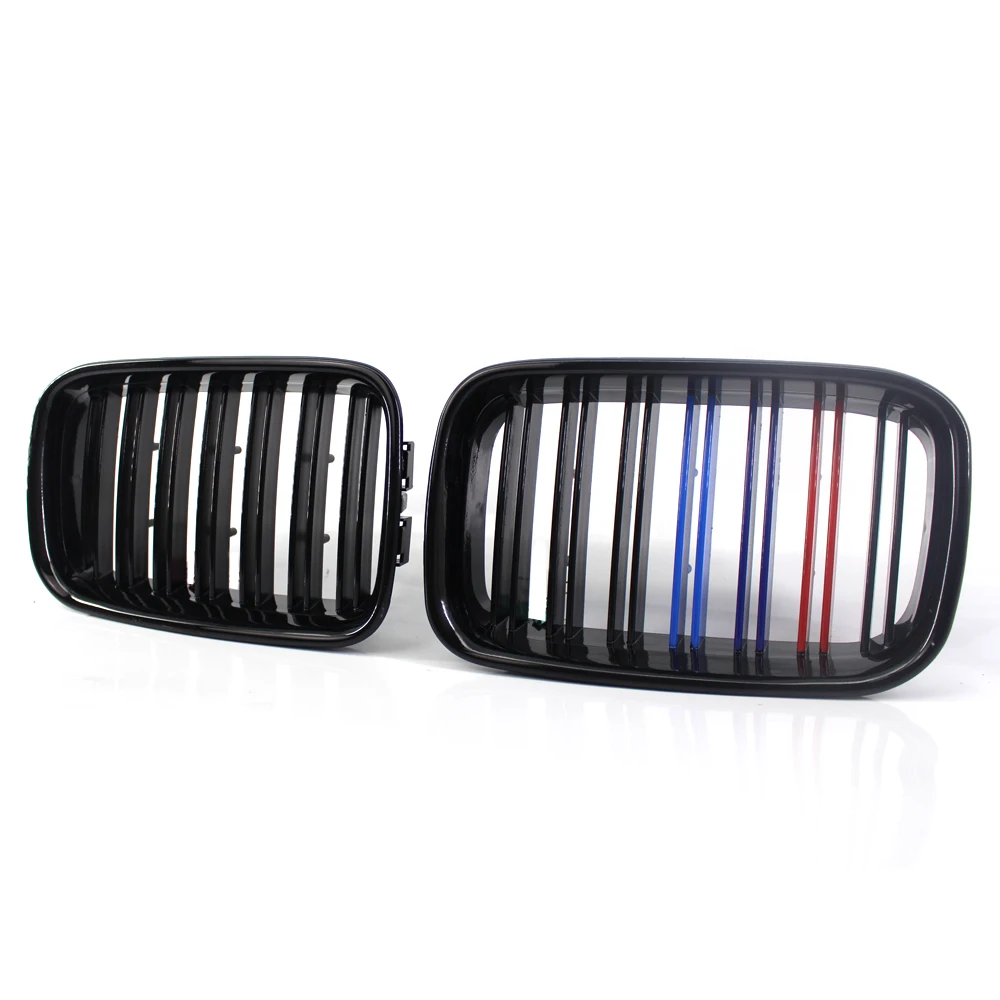 Передняя решетка радиатора черного цвета M-Sport Dual Slat для BMW E36 1992-1996 3-Series 318i 325i 328i 320i