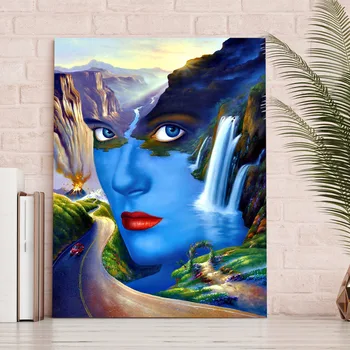 

1 Piece HD Printed Portrait Of Women Framed Wall Picture Poster Painting On Canvas For Living Room Decoration