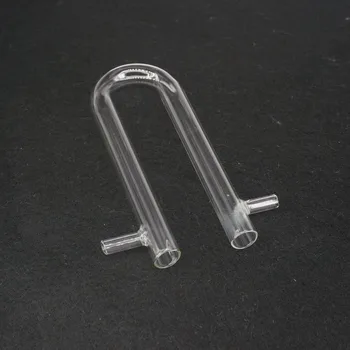

15x150mm 20x200mm Glass Drying Tube Adapter U Shape With Side Arm Labware