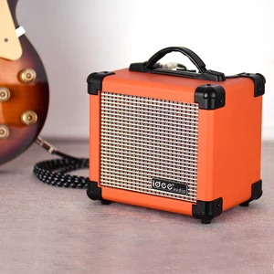 Image 5 - IDEEAUDIO amplificateur haut parleur électrique de 10 watts, de bureau, avec deux canaux ajustables, ampli Combo, Orange 