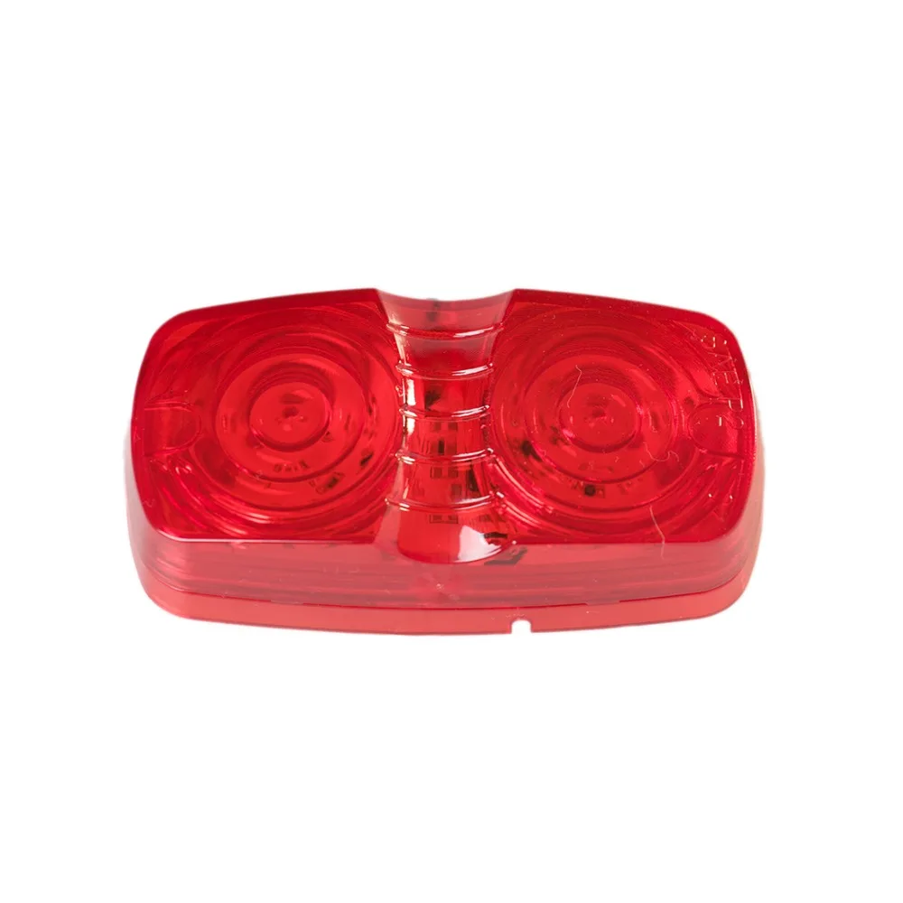 2PCS 4" High Quality Amber Led Marker Lights for Trailers Side Markers