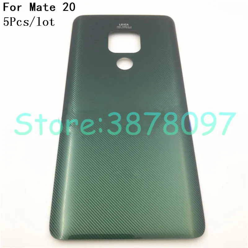 Задняя стеклянная крышка батарейного отсека для Huawei Mate 20 5 шт./лот задняя Mate20