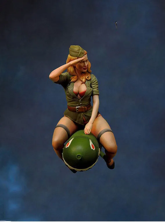 1/24 каучуковая фигурка строительный комплект Bomb Girl