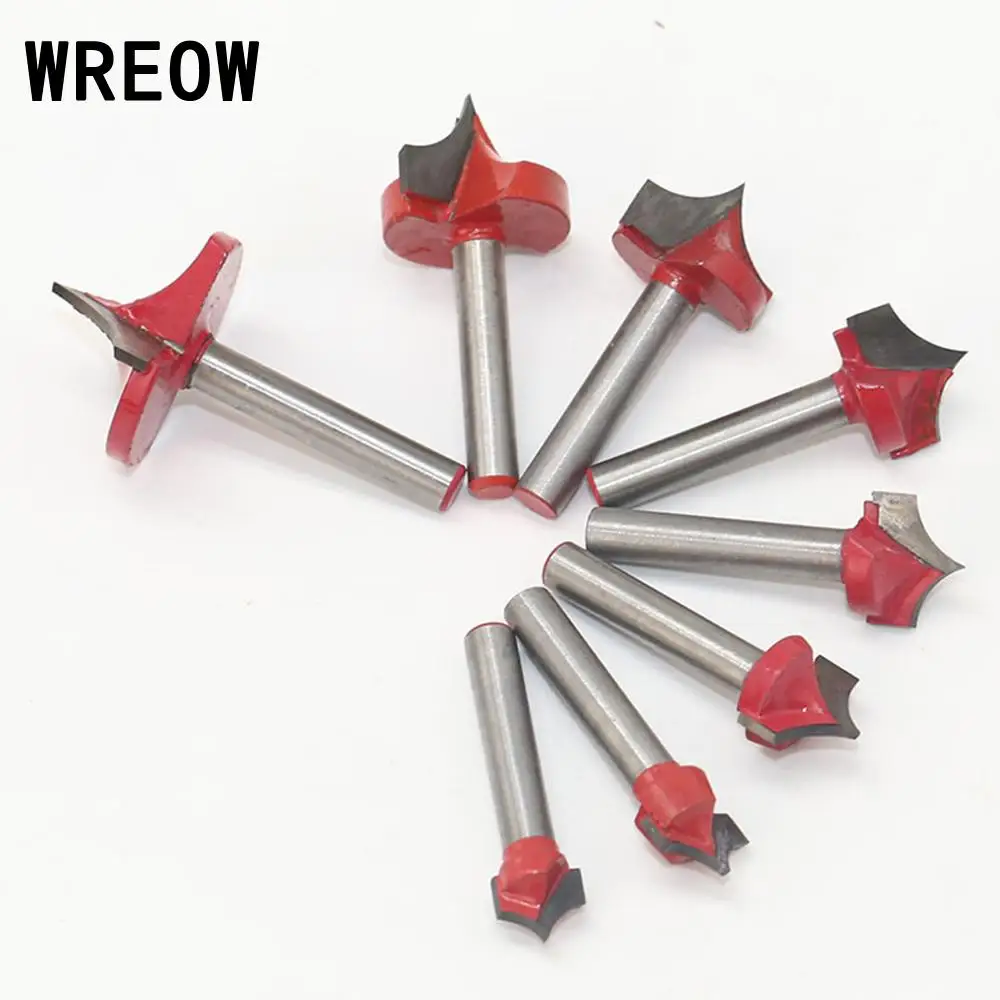 6mm Shank V Groove Milling Cutter Tool 6 Handle Double edged Cutting