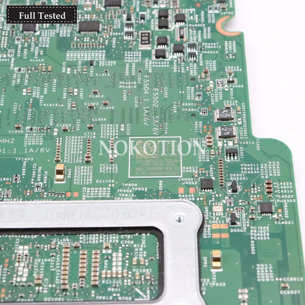 astounding  NOKOTION CN-8401D3 8401D3 Main board for Dell Inspiron 17-7779 7779 laptop motherboard CN-0NX6FR 0N