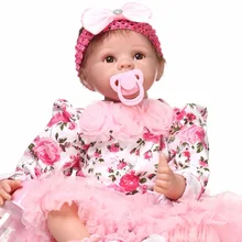 2" 55 см реалистичные силиконовые виниловые Reborn Baby Doll игрушки Рождество подарок на день рождения девушка Brinquedos Play House милые новорожденные