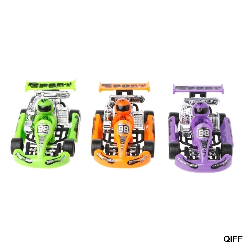 

Drop Ship&Wholesale Alloy car model Go-Kart racing game sport vehicle plastic motor pull back toy May06
