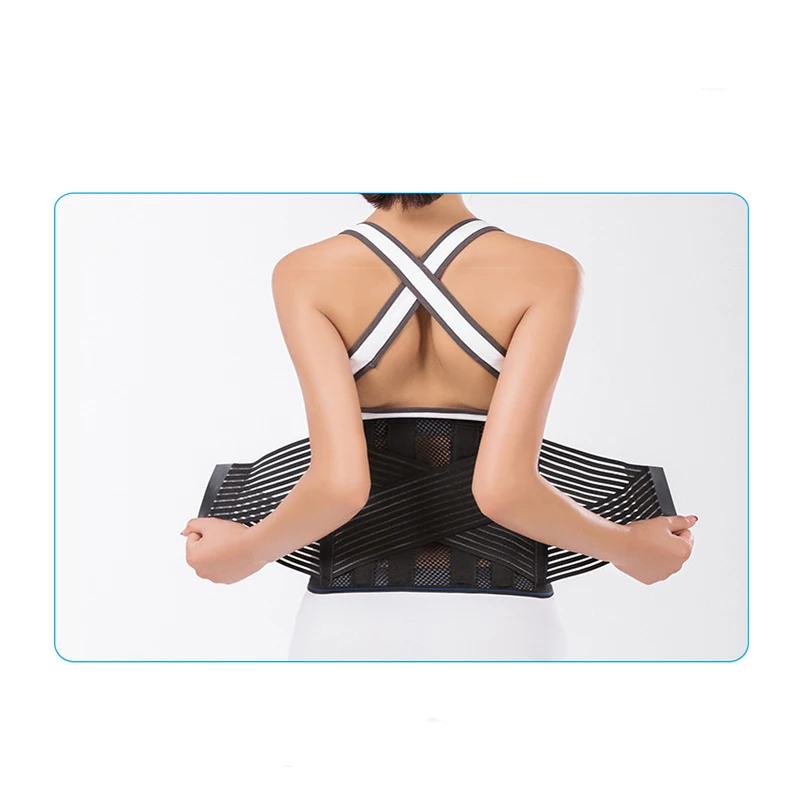 Model show 1 Steel Plate Magnetic Support Belt Men Women (3)