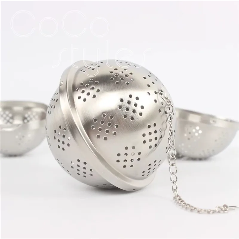 round Stainless steel silverteaball- 6usd  (5)