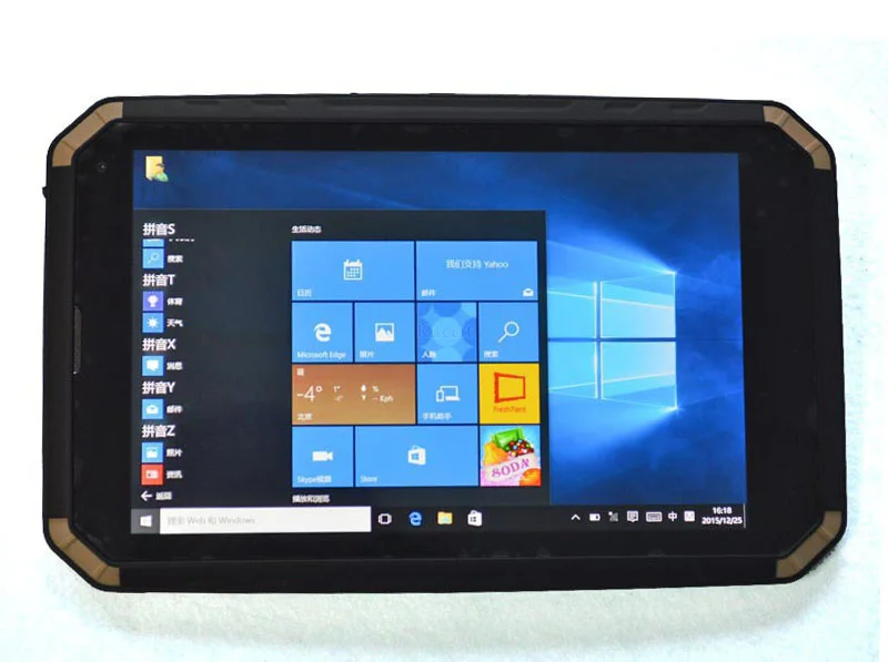 Промышленный планшетный ПК Windows 10 Ручной терминал IP68 прочный водонепроницаемый