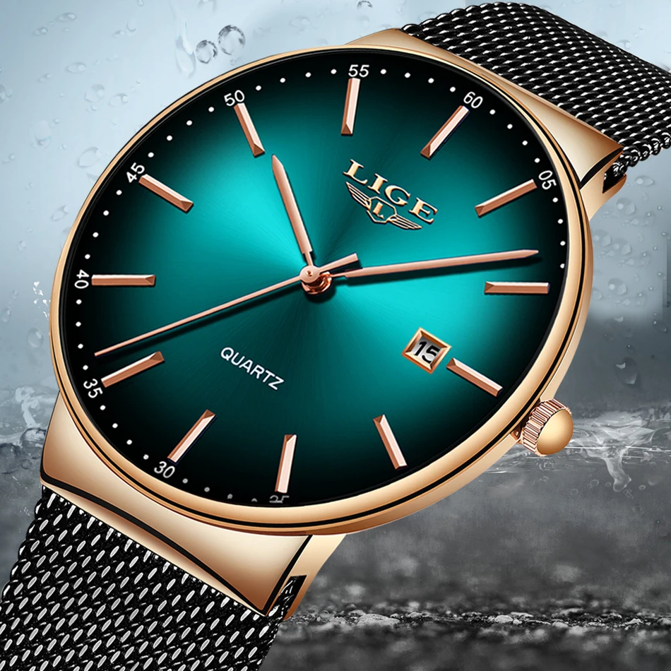 

LIGE 2019 New Creative Design Quartz Watch Women Casual Fashion Stylish Ladies Gift Watch Vintage Timepieces relogio feminino