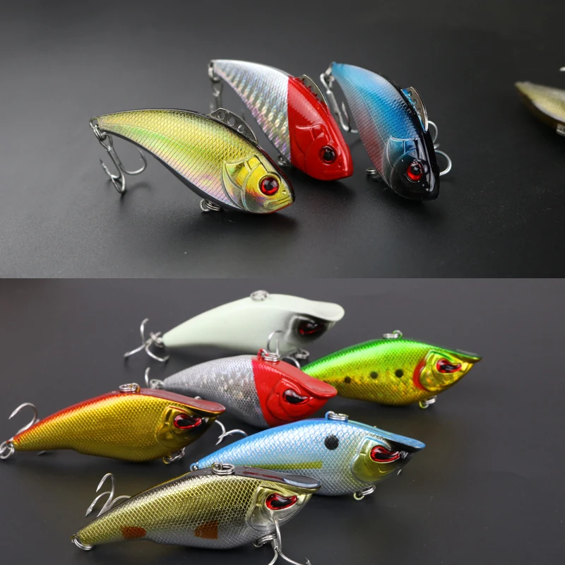1pcs Winter Fishing Lures Hard Bait 8.5g 13g 19g VIB With Lead Inside Lead Fish Ice Sea FishingTackle Swivel Jig Wobbler Lure