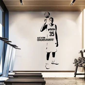 

YOYOYU Removable Wallpaper Basketball Wall Sticker Home Decor Poster Warriors star Oklahoma City Thunder J910
