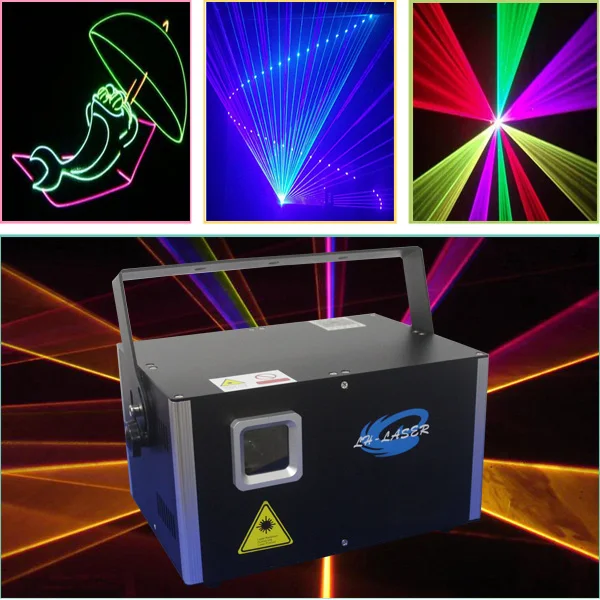 

4500mW Laser light show system SD Card FULL COLOR RGB ILDA DMX DJ Stage Laser Light