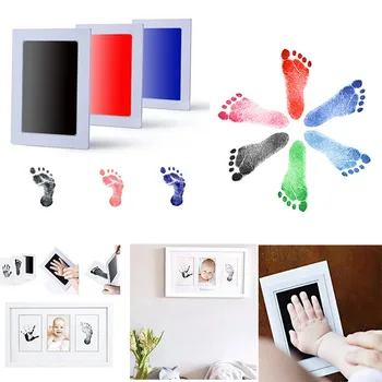 

Baby Handprint Footprint Non-Toxic Newborn Imprint Hand Inkpad Watermark Infant Souvenirs Casting Clay Toys Gift Baby Souvenirs