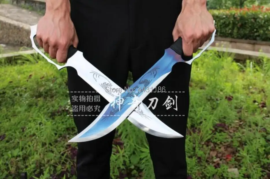 Китайский KungFu Wing Yong Chun ножи с бабочками двойные Dao мечи острое лезвие из