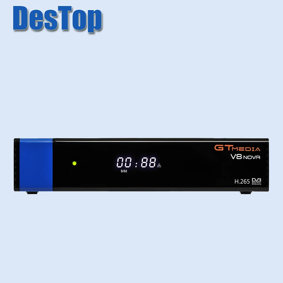 

5 GTMEDIA V8 NOVA Blue Satellite Receiver DVB S2 Support Built-in WIFI Ethernet power vu biss cccam newcamd Set Top Box