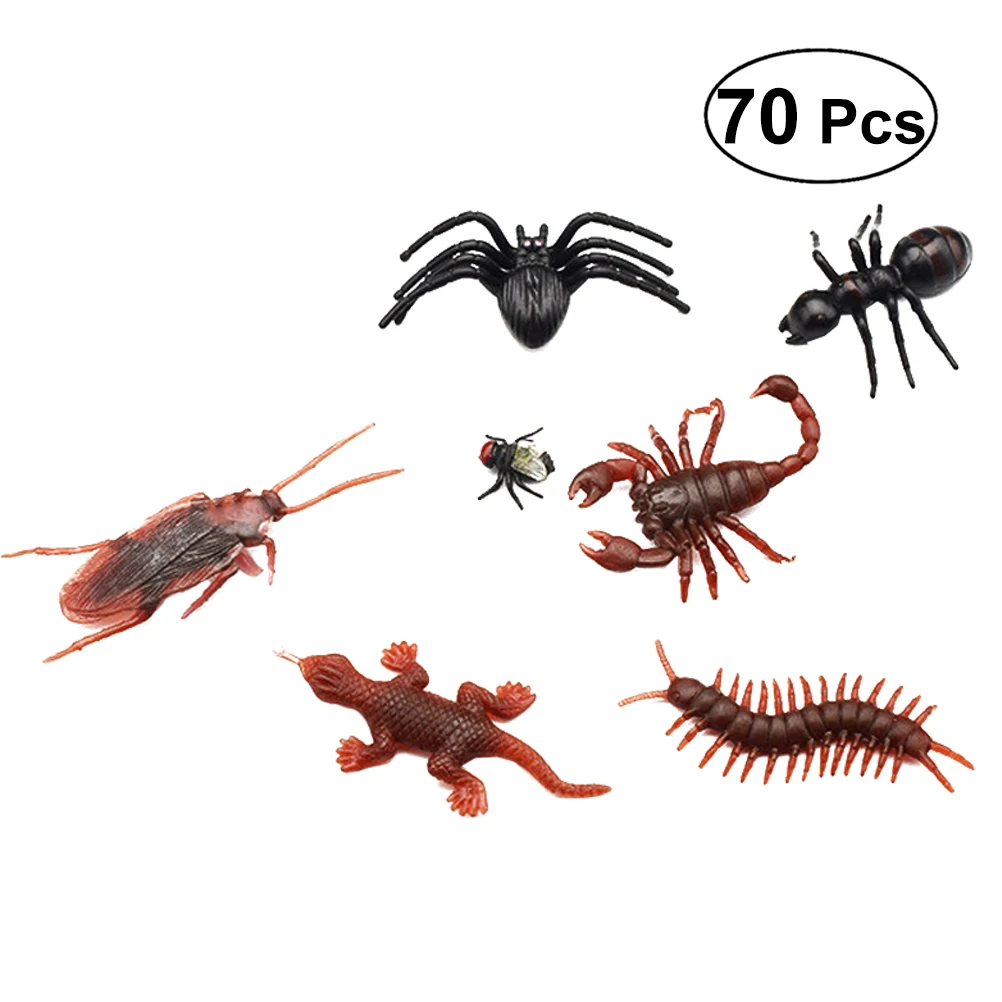one pack Fake Insects Prank Simulation Plastic Gecko Realistic Bugs