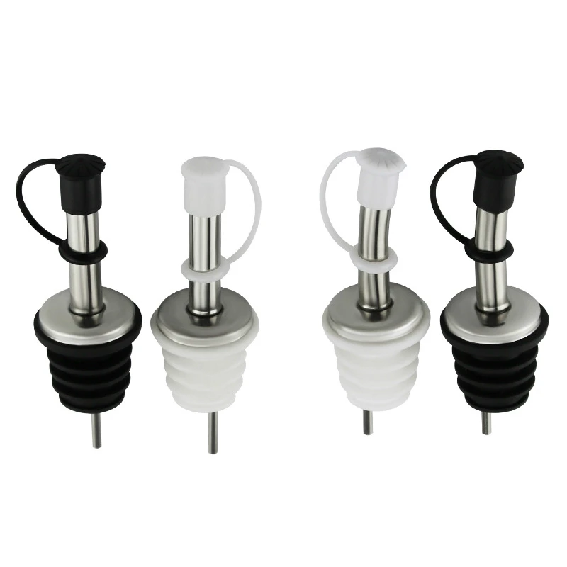 

1pc Stainless Steel Red Wine Pourer with Cap Beer Champagne Bottle Pourers Kitchen Bar Tool Products 4 Styles Available