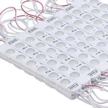 220 В светодиодный модуль SMD 2835 6 светодиодный s IP65 водонепроницаемый объектив для впрыска Супер яркий рекламный светильник подсветка 20 шт./лот