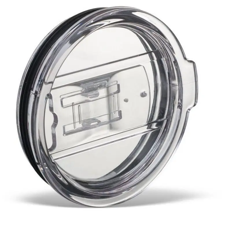 Useful Food Grade PP 20/30 Ounce Splash Spill Proof Clear Mugs Cup Lid