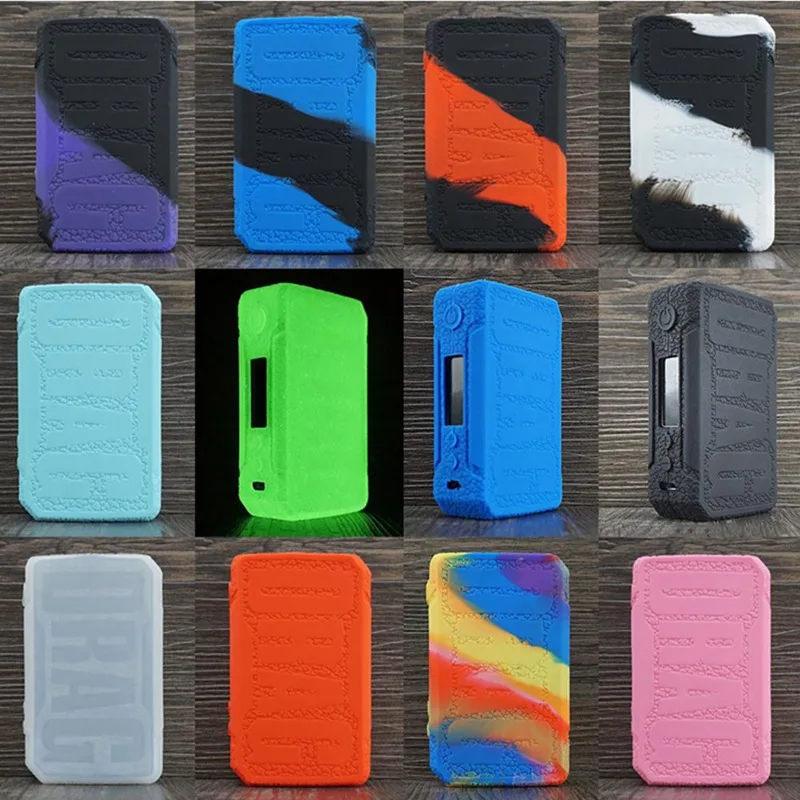 Текстурированный чехол противоскользящий силиконовый обертка для Voopoo Drag 2