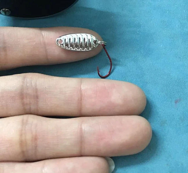 

Mini fishing spoon 1.5g 3g spinnerbsit Minnow small fish bucktail lure
